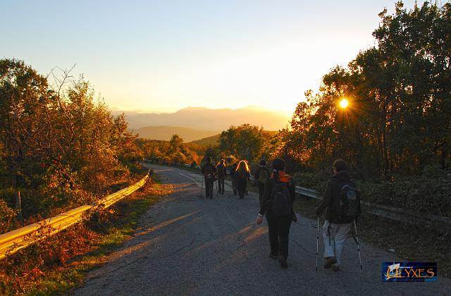 discesa al tramonto.JPG